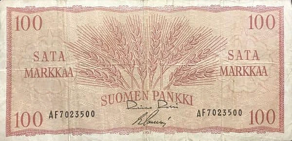100 Markkaa