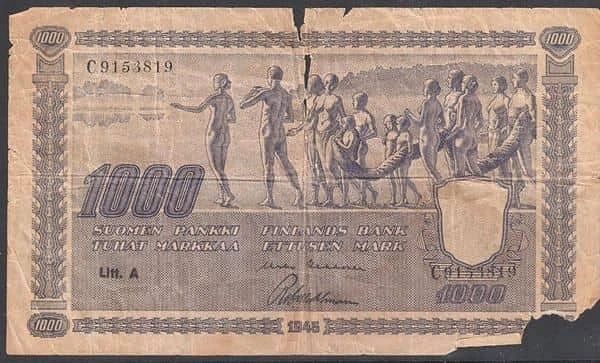 1000 Markkaa