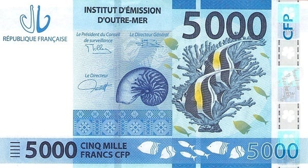 5000 francs CFP