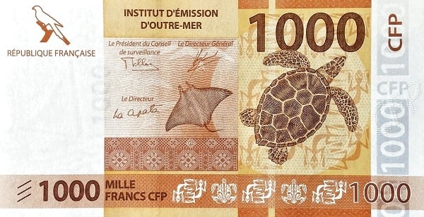 1000 francs CFP