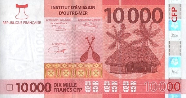 10000 francs CFP
