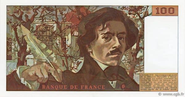 100 Francs Delacroix