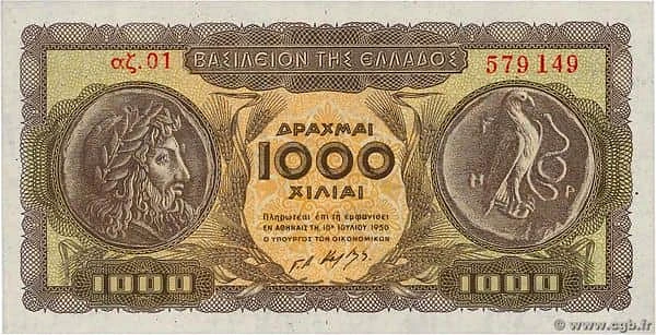 1000 Drachmai