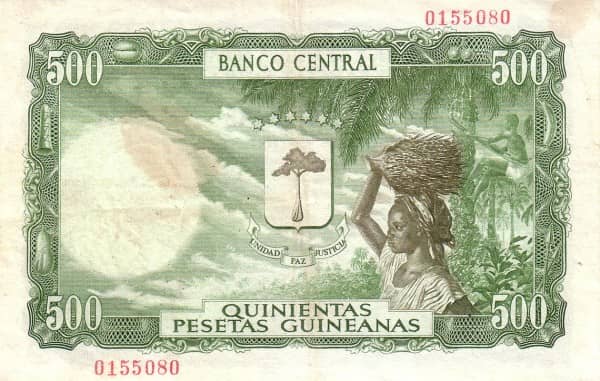 500 Pesetas Guineanas