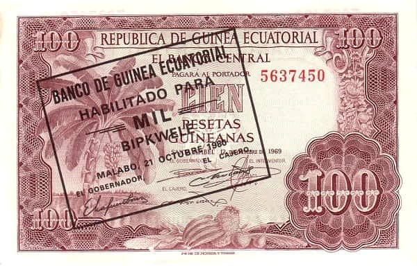 1000 Bipkwele Overprint