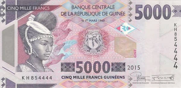 5000 francs guinéens