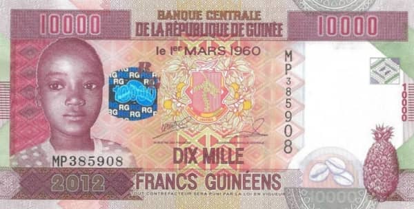 10000 Francs
