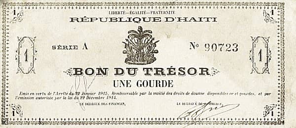 1 Gourde Treasury bond
