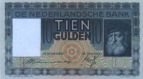 10 Gulden Grijsaard
