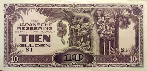 10 Gulden Japanese Occupation