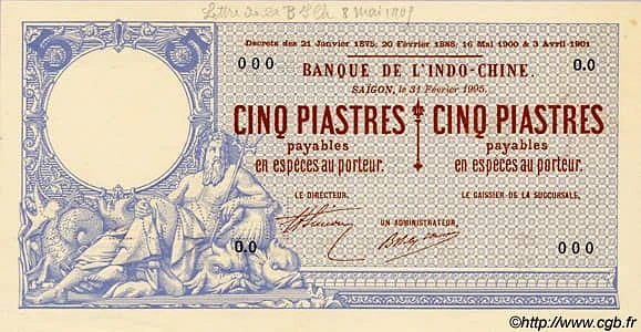 5 Piastres