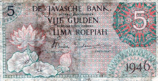 5 Gulden/Roepiah