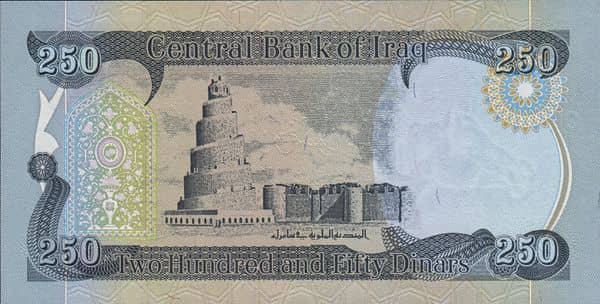 250 Dinars