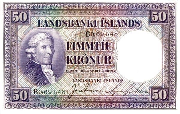 50 Krónur Landsbanki Íslands