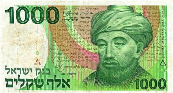 1000 Sheqalim Moses Maimonides