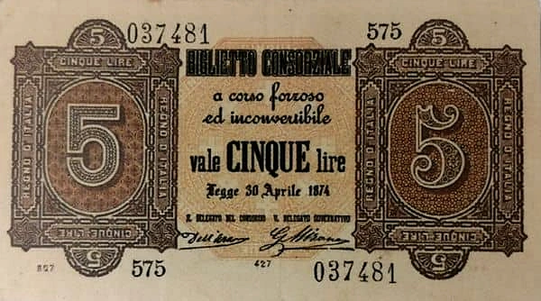 5 Lire