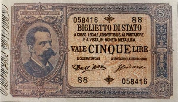 5 Lire