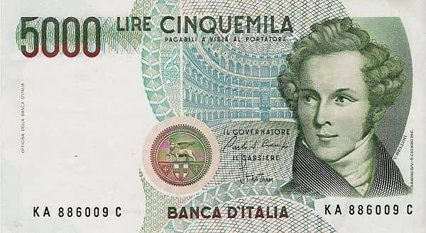 5000 Lire Bellini