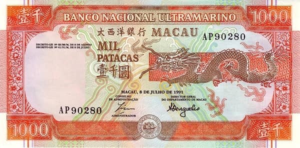 1000 Patacas