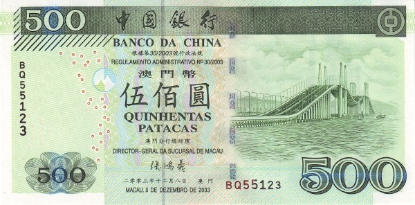 500 patacas
