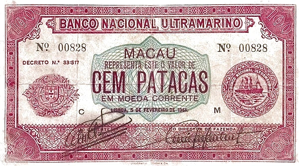 100 patacas