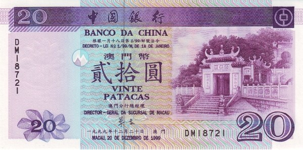20 patacas