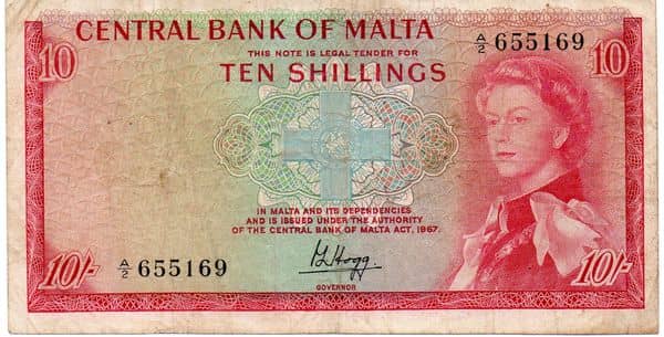 10 Shillings Elizabeth II