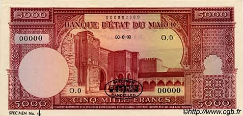 5000 francs