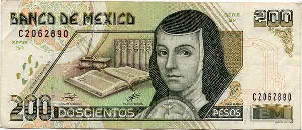 Billete 200 Pesos 1995-1999 de México | Foronum
