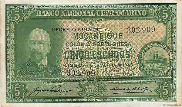 5 Escudos