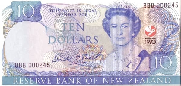 10 Dollars Elizabeth II Treaty of Waitangi