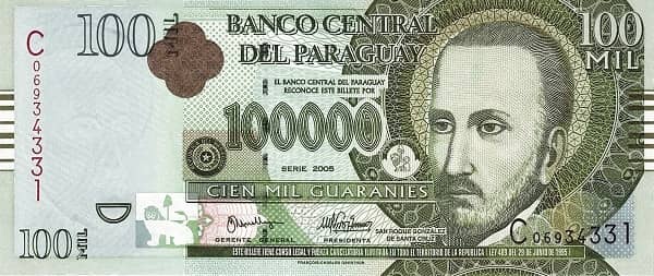 100000 Guaraníes