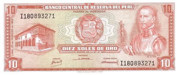 10 Soles de Oro