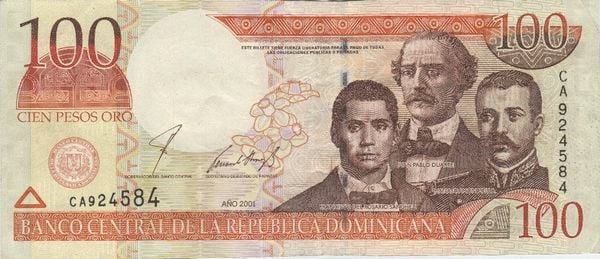 100 Pesos Oro