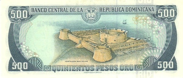 500 pesos oro
