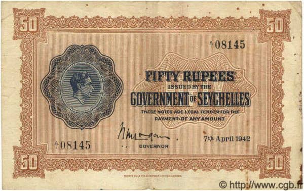 50 Rupees George VI