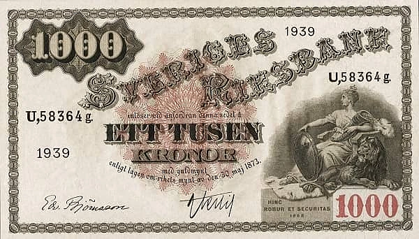 1000 Kronor