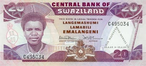 20 Emalangeni King Mswati's 21st Birthday