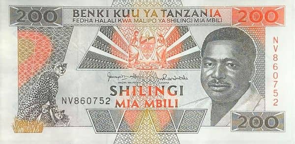 200 Shillings