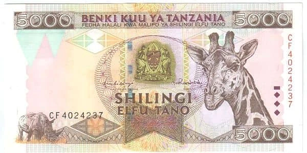 5000 Shillings