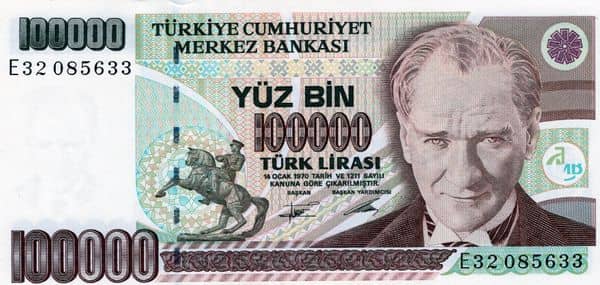 100000 Lira