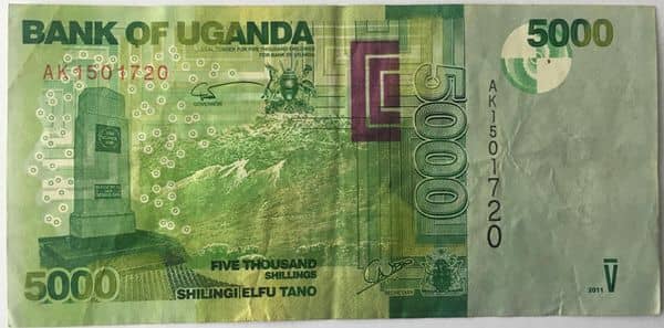 5000 New Shillings