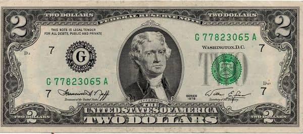 2 dollars
