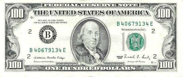 Billete Dollars Estados Unidos Valor Actualizado Foronum