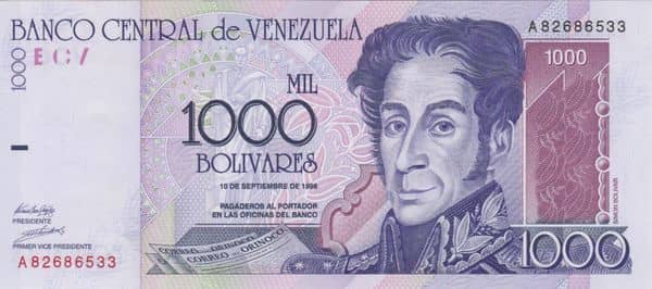 1000 bolívares