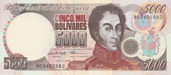 5000 Bolívares
