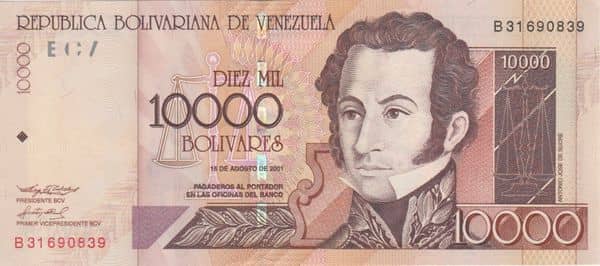 10000 Bolívares