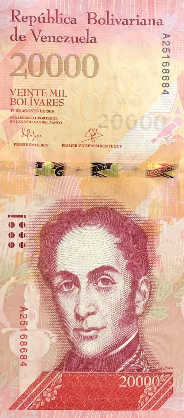 20000 Bolívares