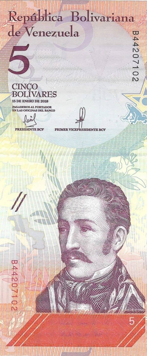 5 bolívares
