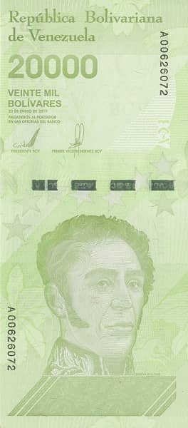 20000 Bolívares